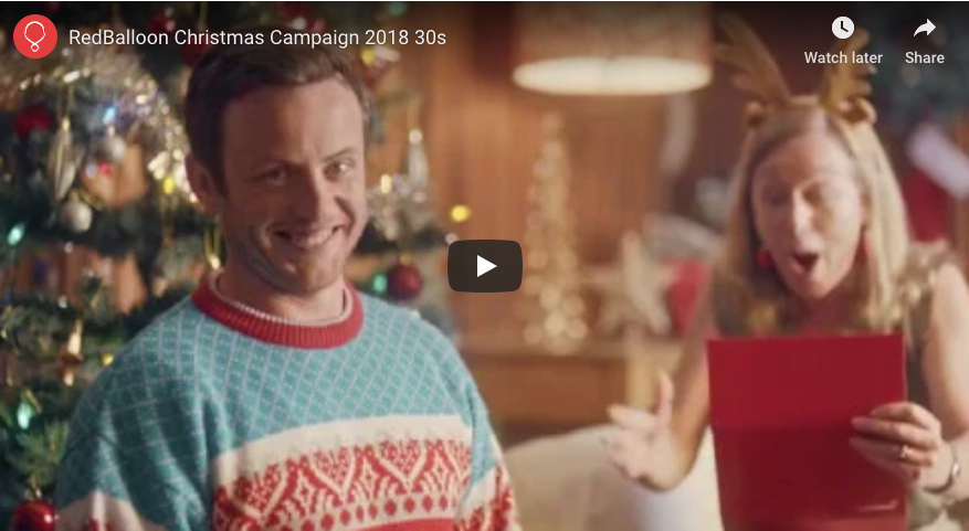 RedBalloon Christmas campaign by Ultimate Edge Communications
